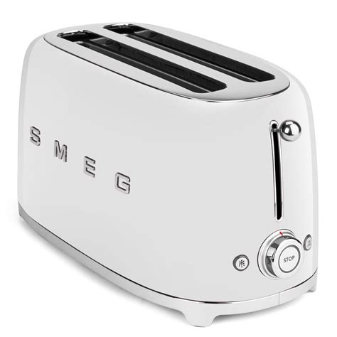 smeg white 4 slice toaster.